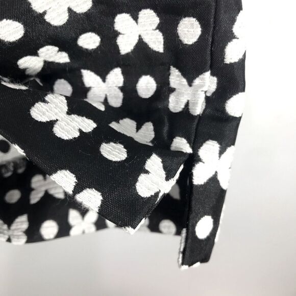 Talbots Hampshire Ankle Pant in Black with White Butterflies NEW - Picture 13 of 16